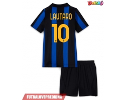 Lacne Dětský Futbalové dres Inter Milan Lautaro Martinez #10 2026-27 Krátky Rukáv - Domáci (+ trenírky)